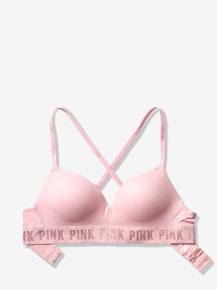 Бюстгальтер Victoria's Secret Pink Wireless пушап без косточек, 34DD