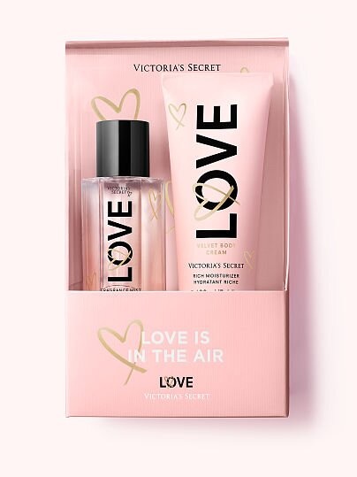 Подарунковий набір крем і спрей для тіла Love Is In The Air Victoria's Secret