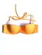 Купальник Victoria's Secret бандо з кольоровими плавками, S+XS