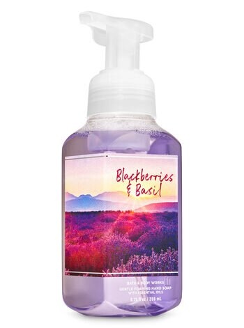 Жидкое мыло для рук BBW Foaming Hand Soap Blackberries & Basil