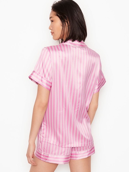 Пижама Victoria’s Secret Pink/Lilac сатиновая, L