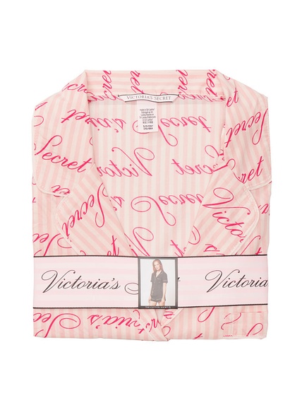 Пижама Victoria's Secret Stripe хлопоквая, XS