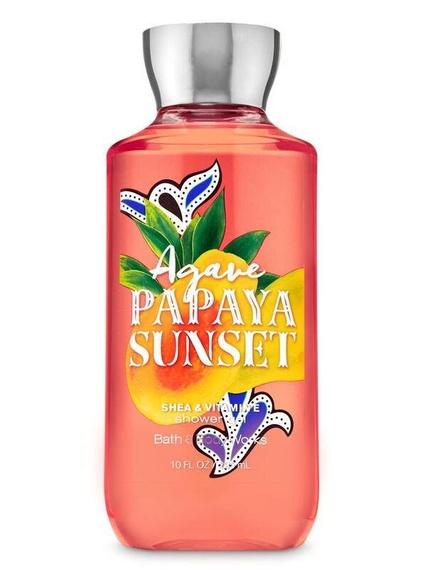 Гель для душа BBW Body Wash & Shower Gel Agave Papaya Sunset