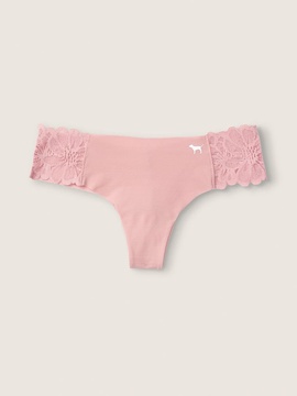 Трусики Victoria's Secret Pink Lace стринги бесшовные, XS